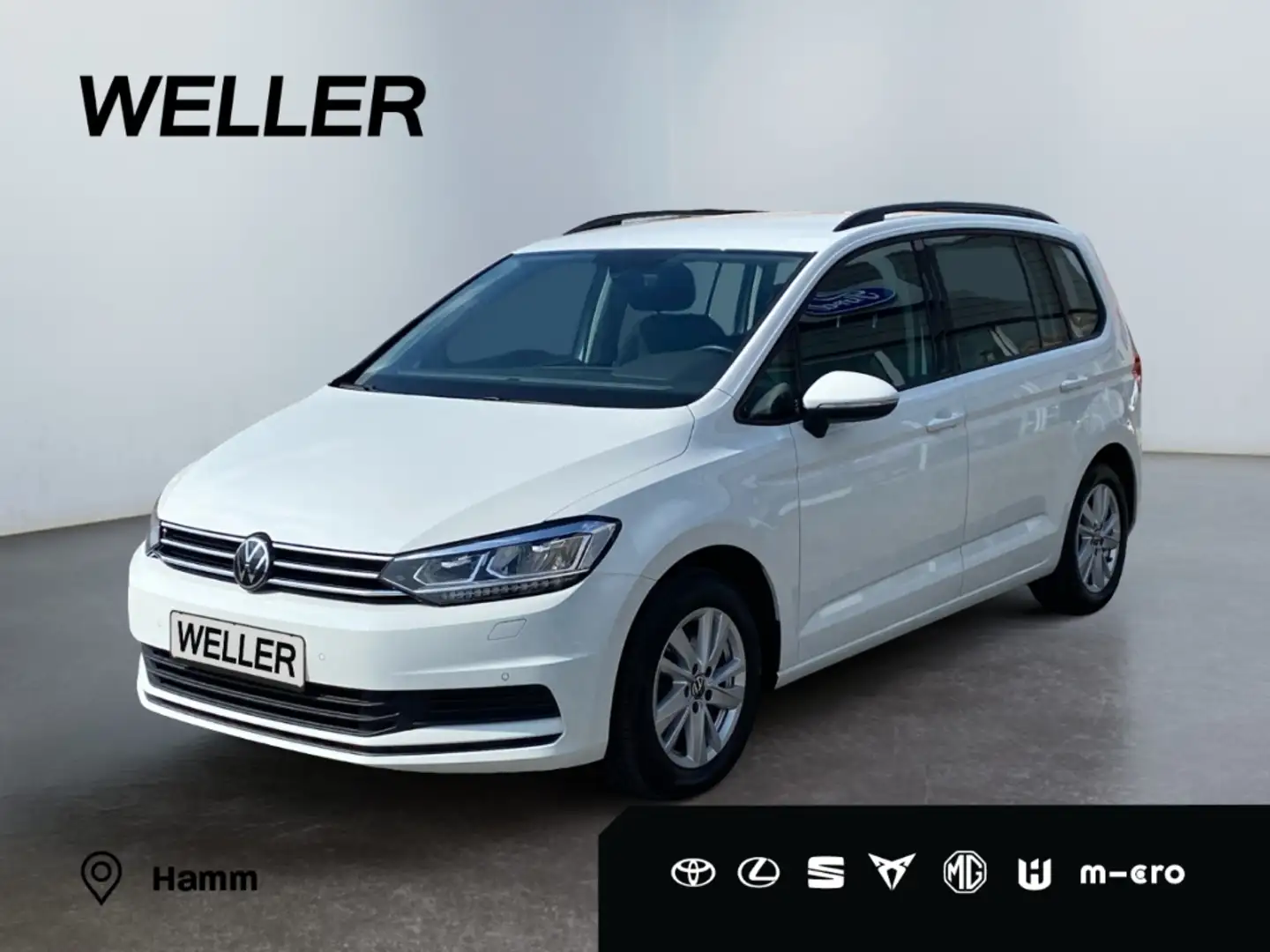 Volkswagen Touran 2.0 TDI SCR DSG Comfortline *LED*ACC*SHZ* Wit - 1