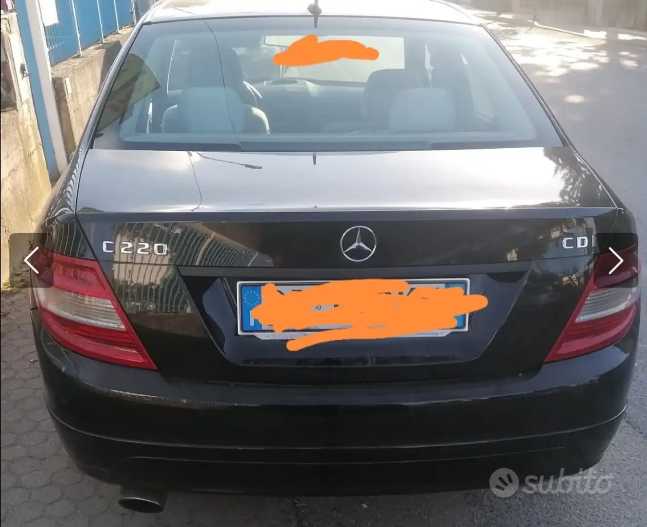 Mercedes-Benz C 220 C SW 220 cdi (be) Avantgarde Nero - 2