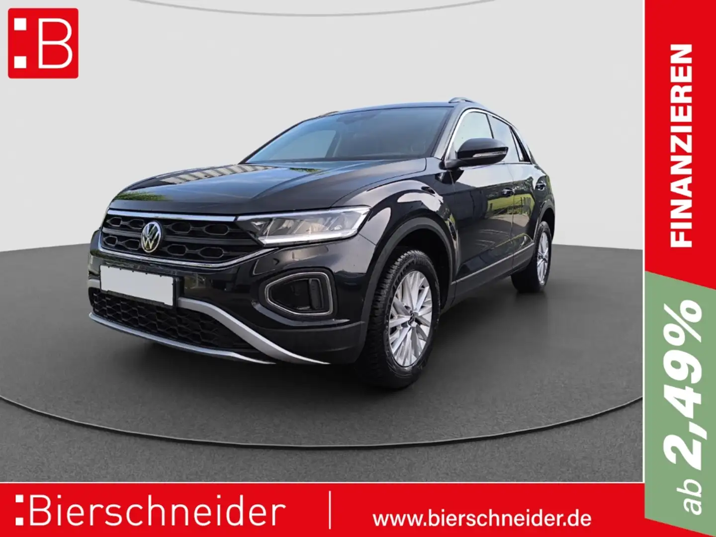 Volkswagen T-Roc 1.0 TSI Life NAVI LED SH ASSIST Schwarz - 1