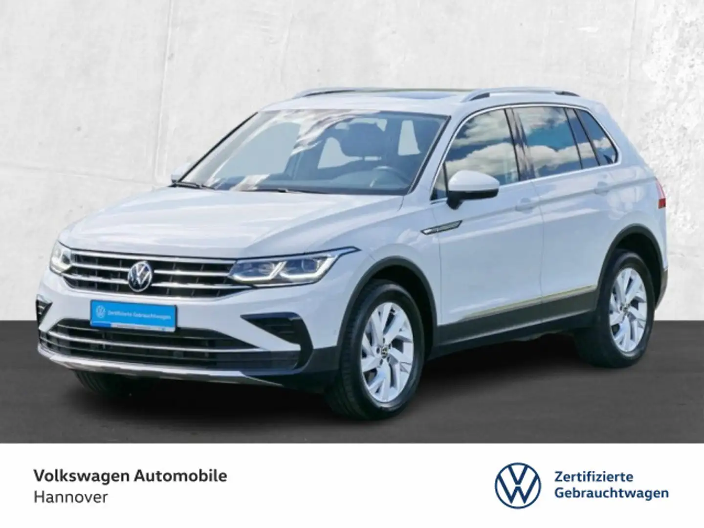 Volkswagen Tiguan 2.0 TDI DSG 4M Elegance Navi Pano AHK LED Weiß - 1