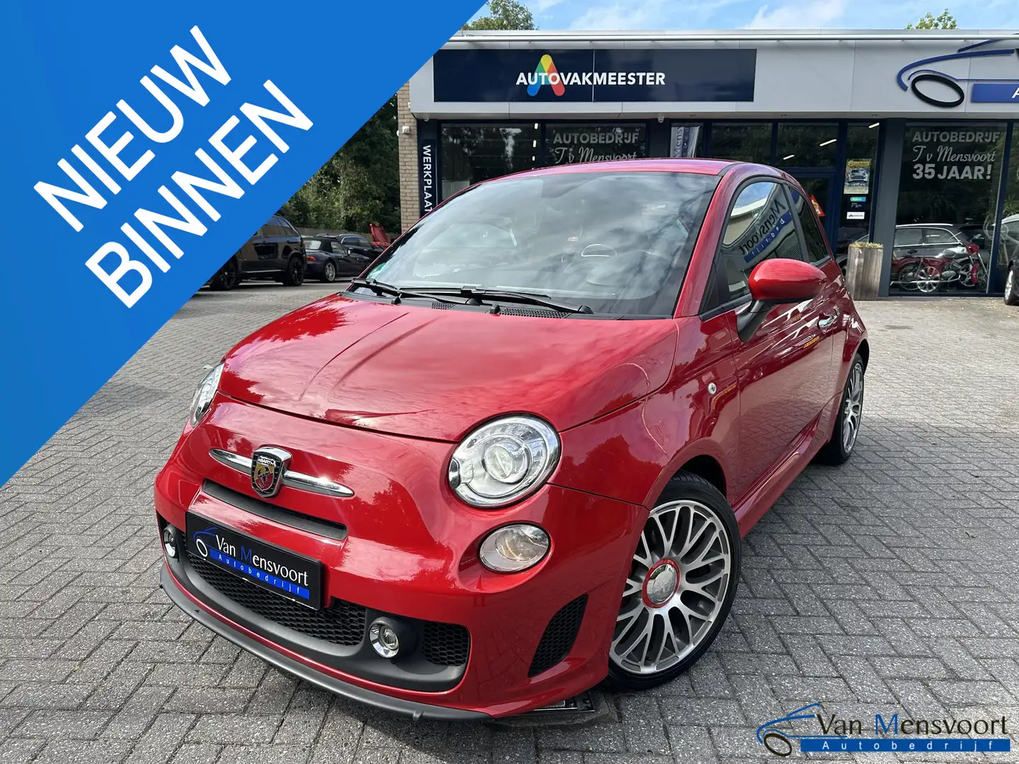 Fiat 500 Abarth 1.4 T-Jet Elaborabile 1eEig|Leder|Xenon|Climate Rood - 1