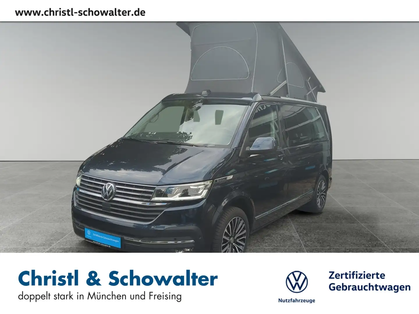 Volkswagen T6.1 California Ocean 2.0 TDI DSG LED ACC KLIMA Blauw - 1