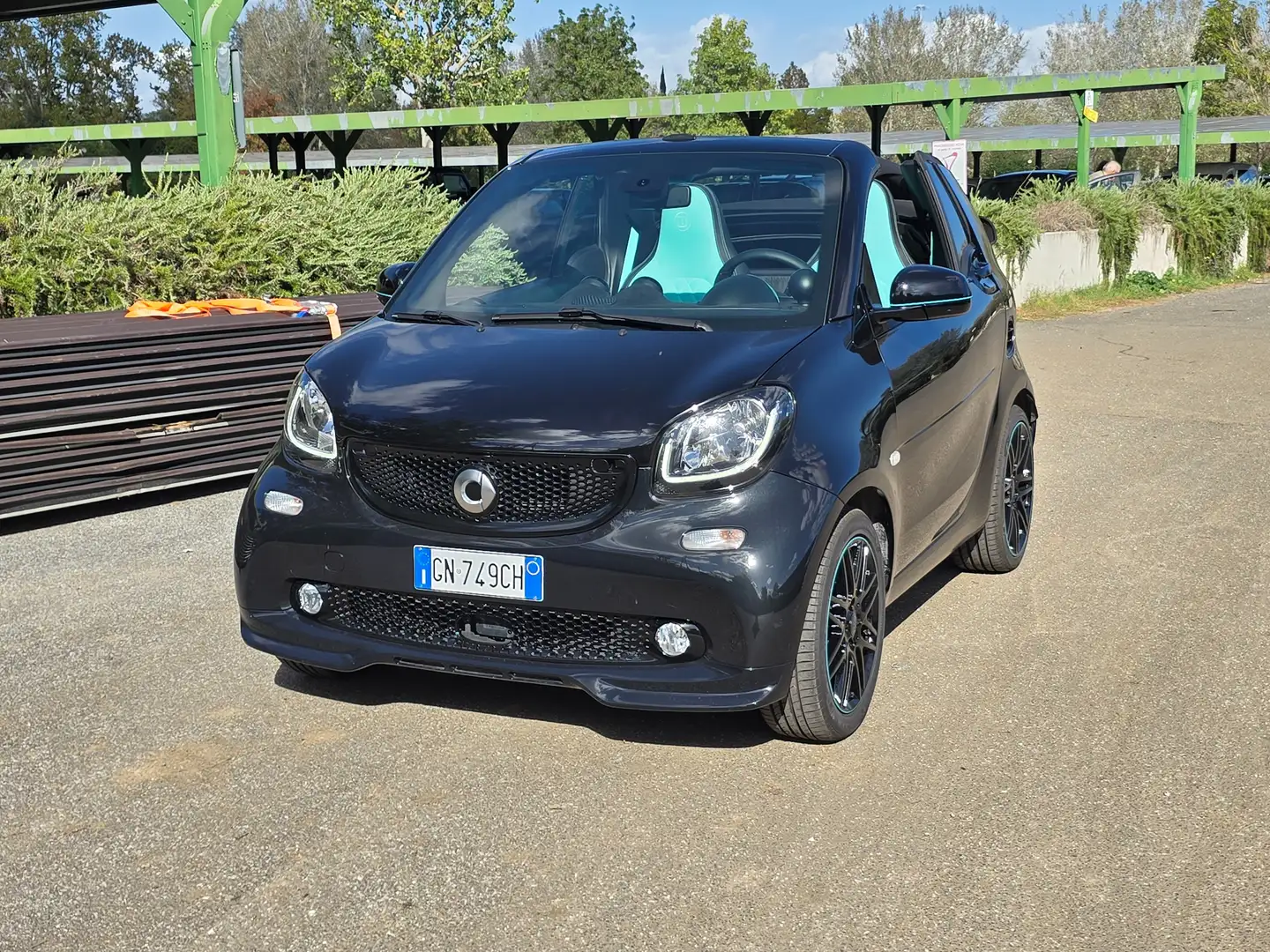 smart forTwo CABRIO 0.9 t Brabus twinamic 116 CV Tailor Made AE Schwarz - 1