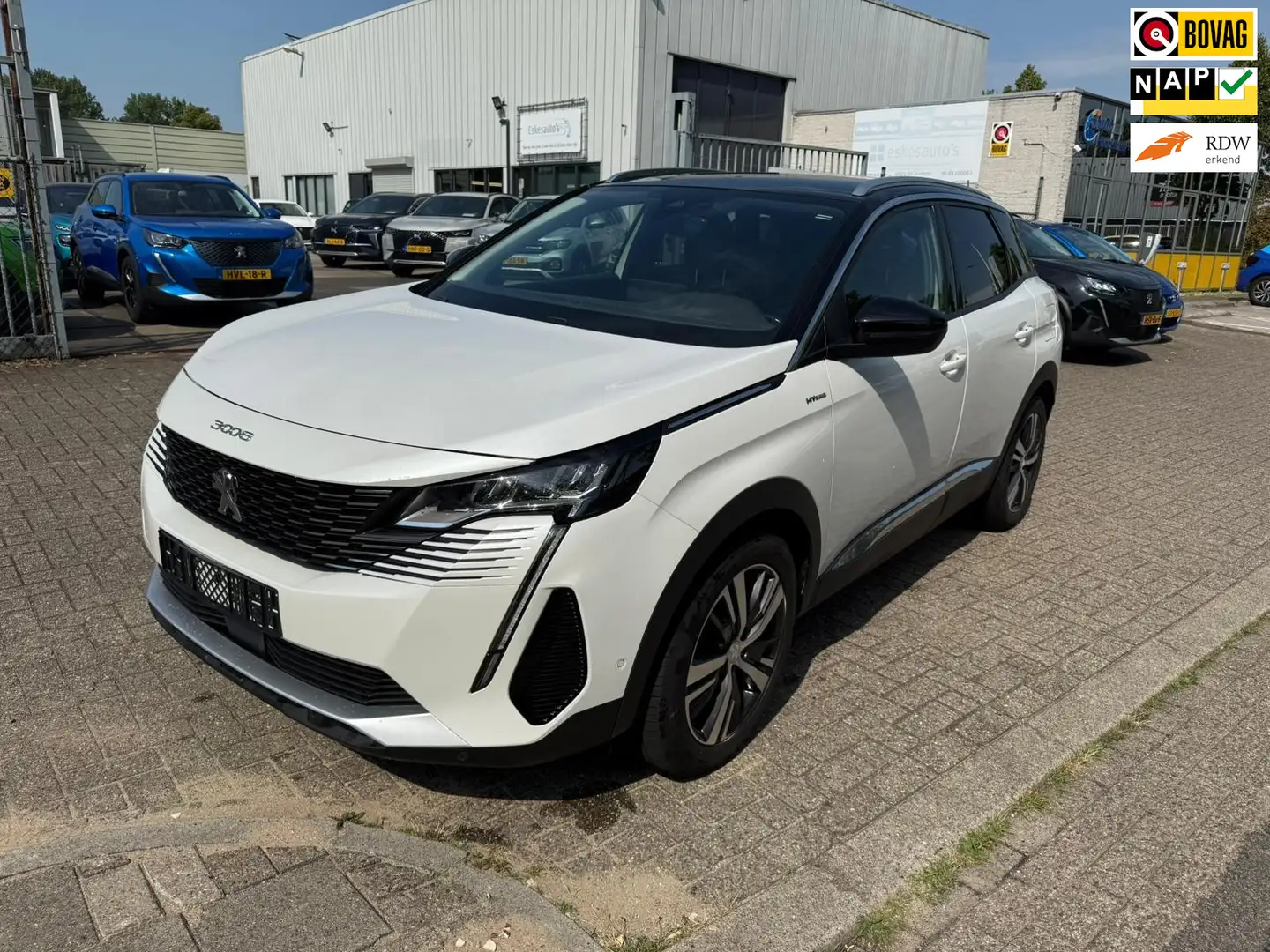 Peugeot 3008 1.6 HYbrid 225 Blue Lease Allure, Navi, Inc BTW Wit - 1