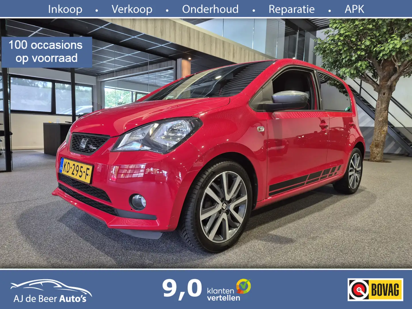 SEAT Mii 1.0 FR Connect Mooie en complete dealeronderhouden Rood - 1