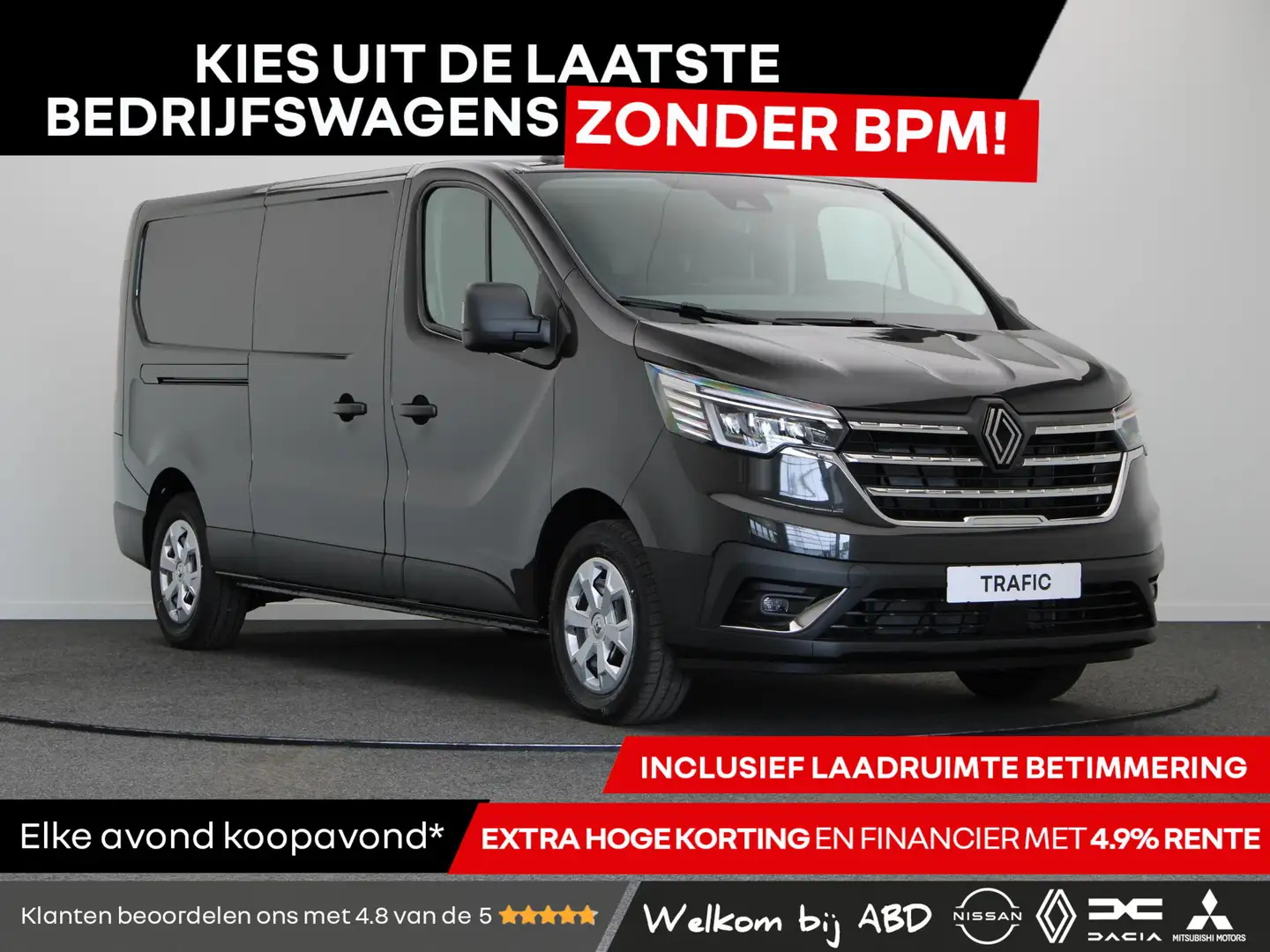 Renault Trafic 2.0 dCi 150 EDC T30 L2H1 Advance | Trekhaak | Laad Zwart - 1