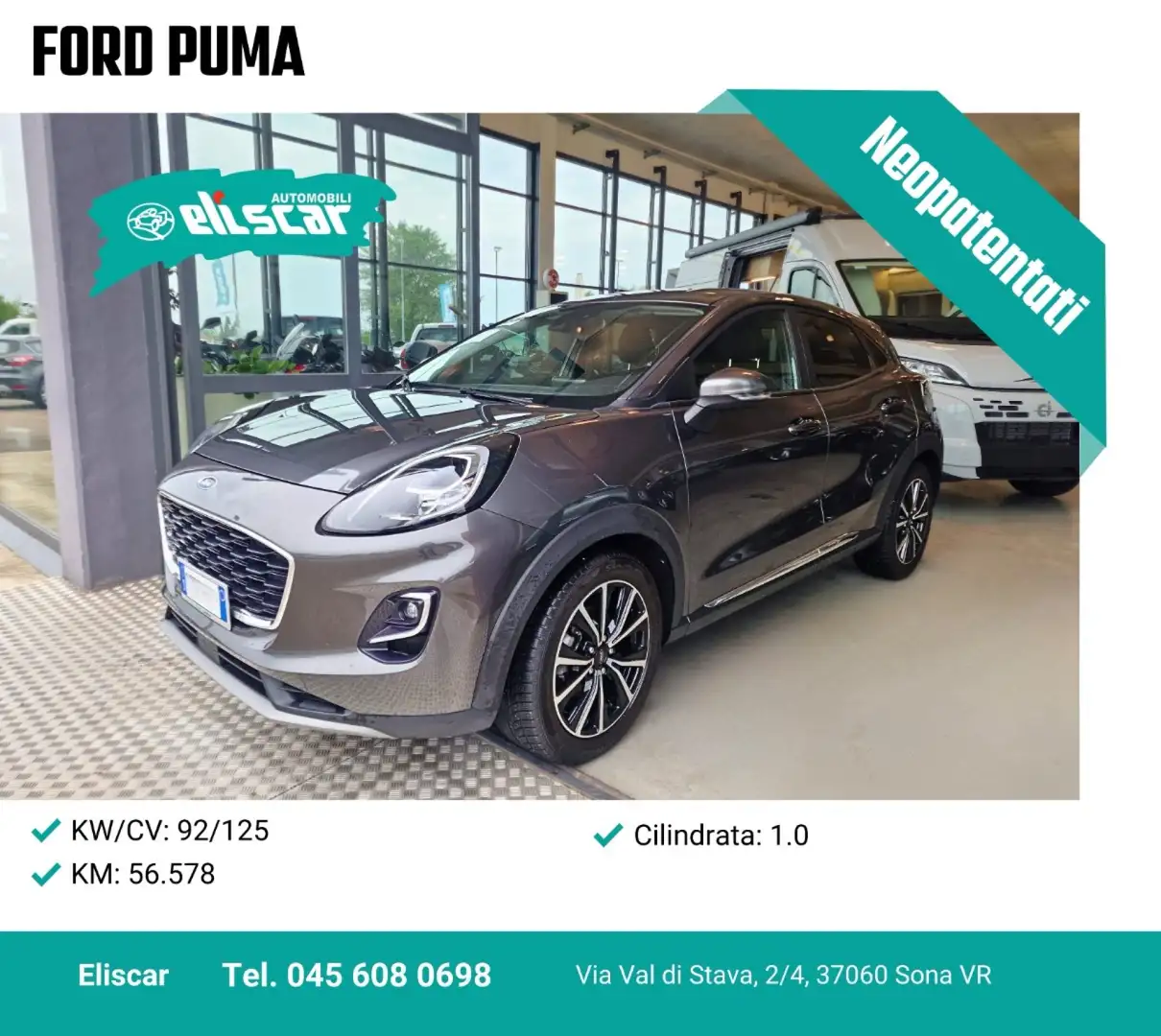 Ford Puma 1.0 EcoBoost Hybrid 125 CV Gris - 1