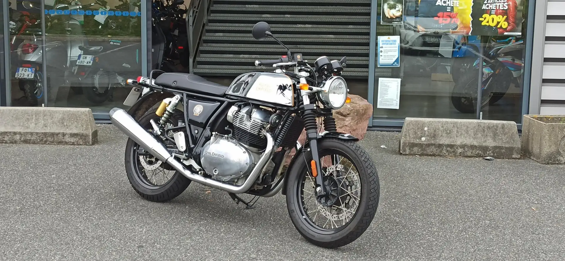 Royal Enfield Continental GT Argento - 1