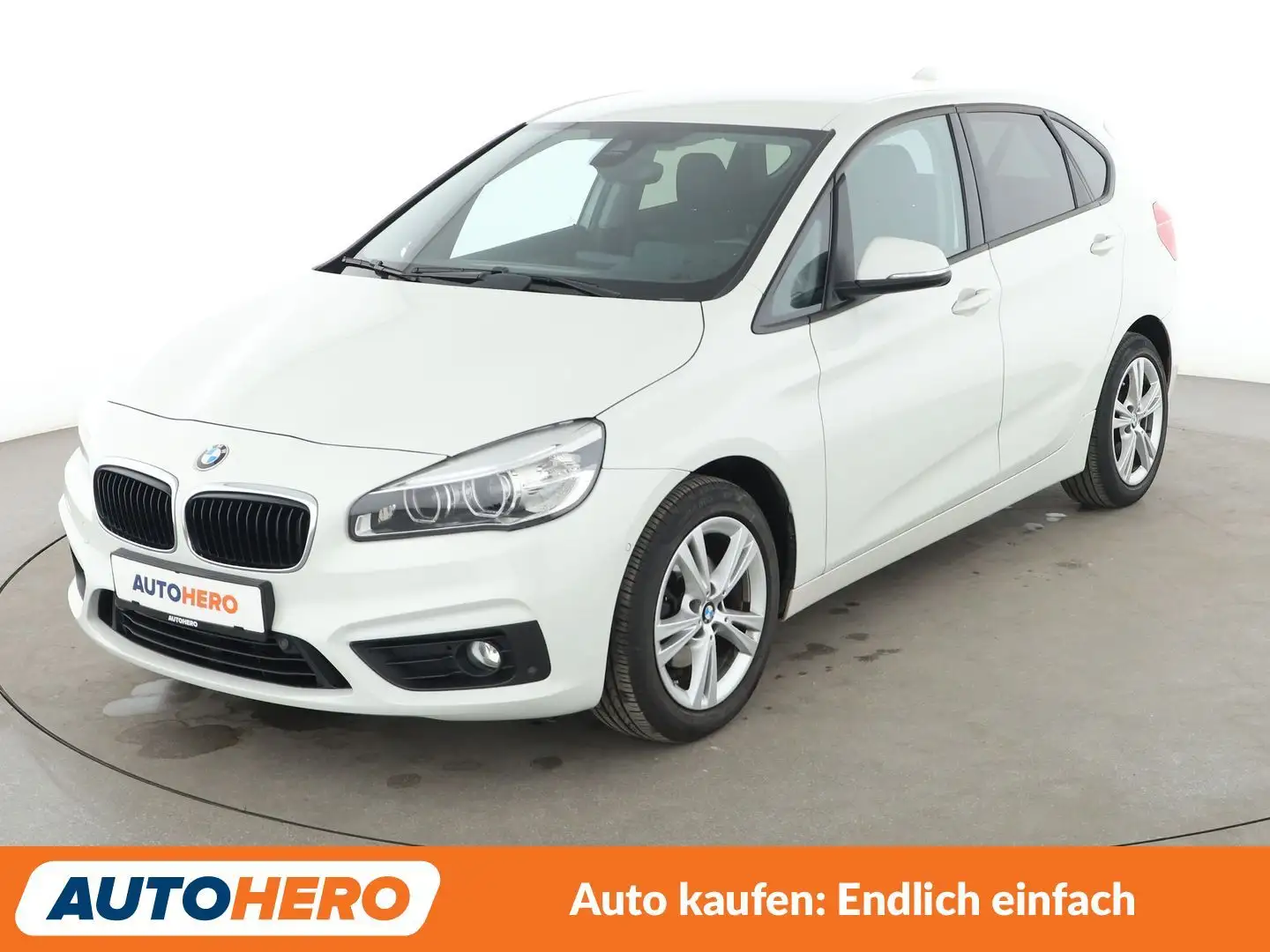 BMW 218 218d Active Tourer Basis Aut.*NAVI*LED*TEMPO*CAM* Weiß - 1