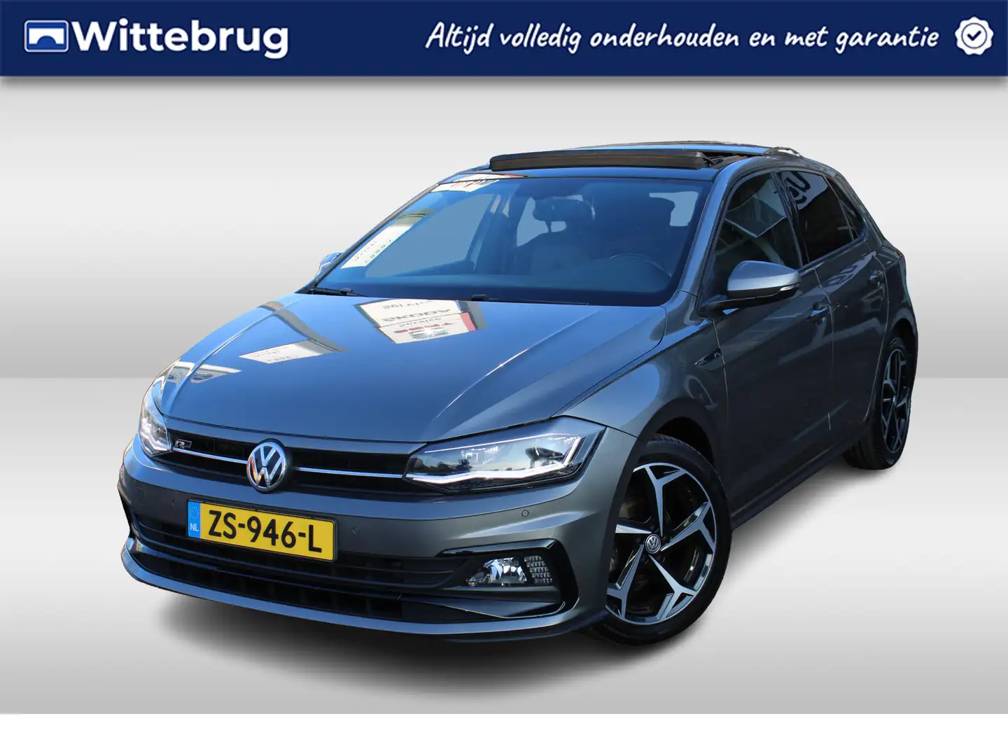Volkswagen Polo 1.0 TSI 95pk Highline R-LINE / Panorama dak / LED Grijs - 1