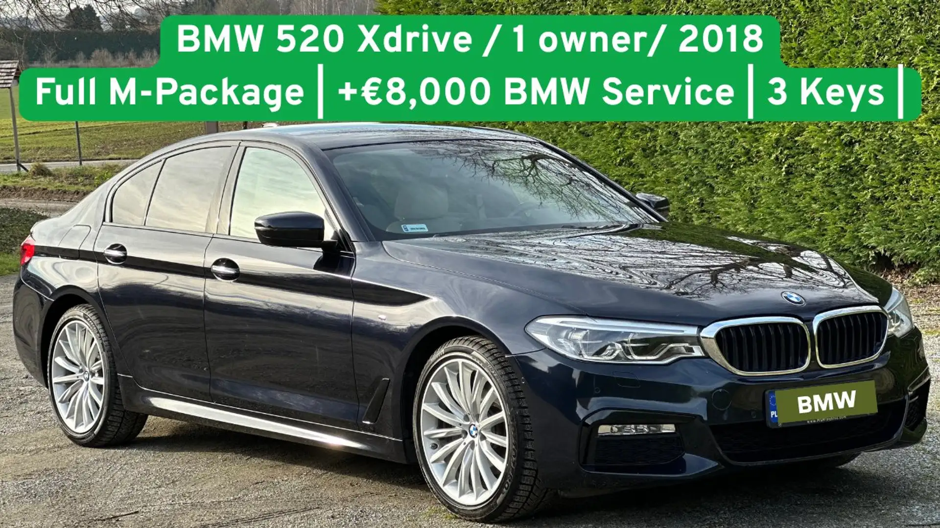 BMW 520 520d xDrive Aut. Sport Line Noir - 1