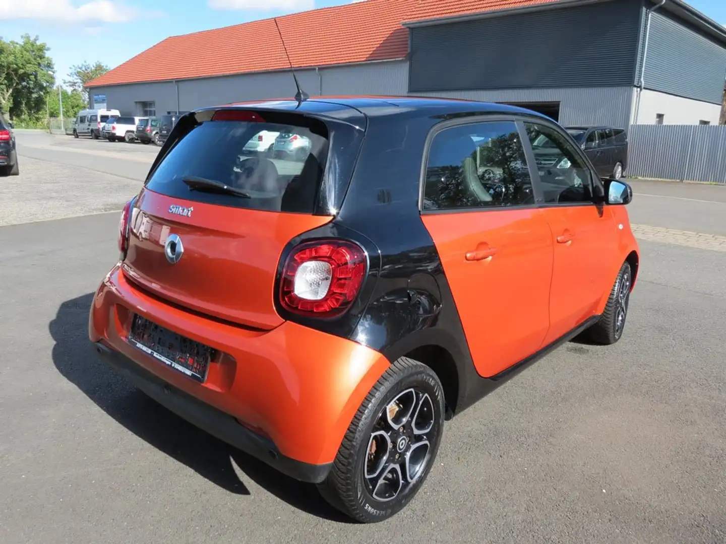 smart forFour Turbo prime Navi Leder Panorama Orange - 2