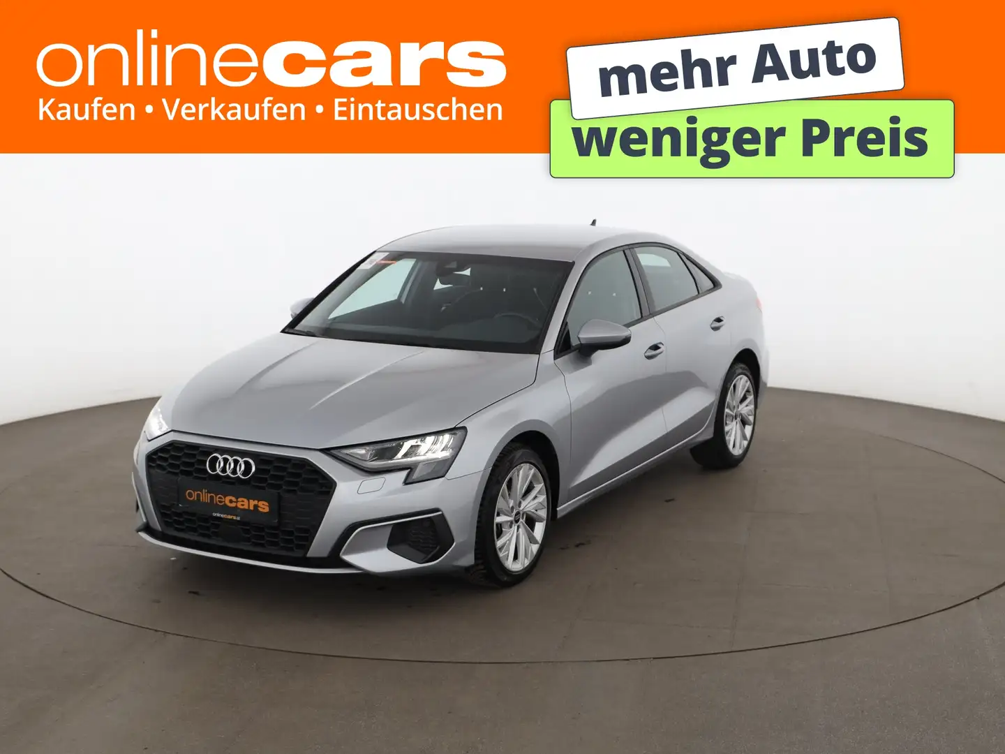 Audi A3 Limousine 30 TDI Aut LED RADAR NAVI ASSIST PDC Silber - 1