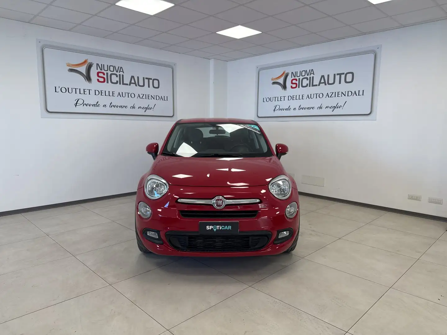 Fiat 500X 500 X 2015 1.3 mjt Popstar 4x2 95cv Rood - 1