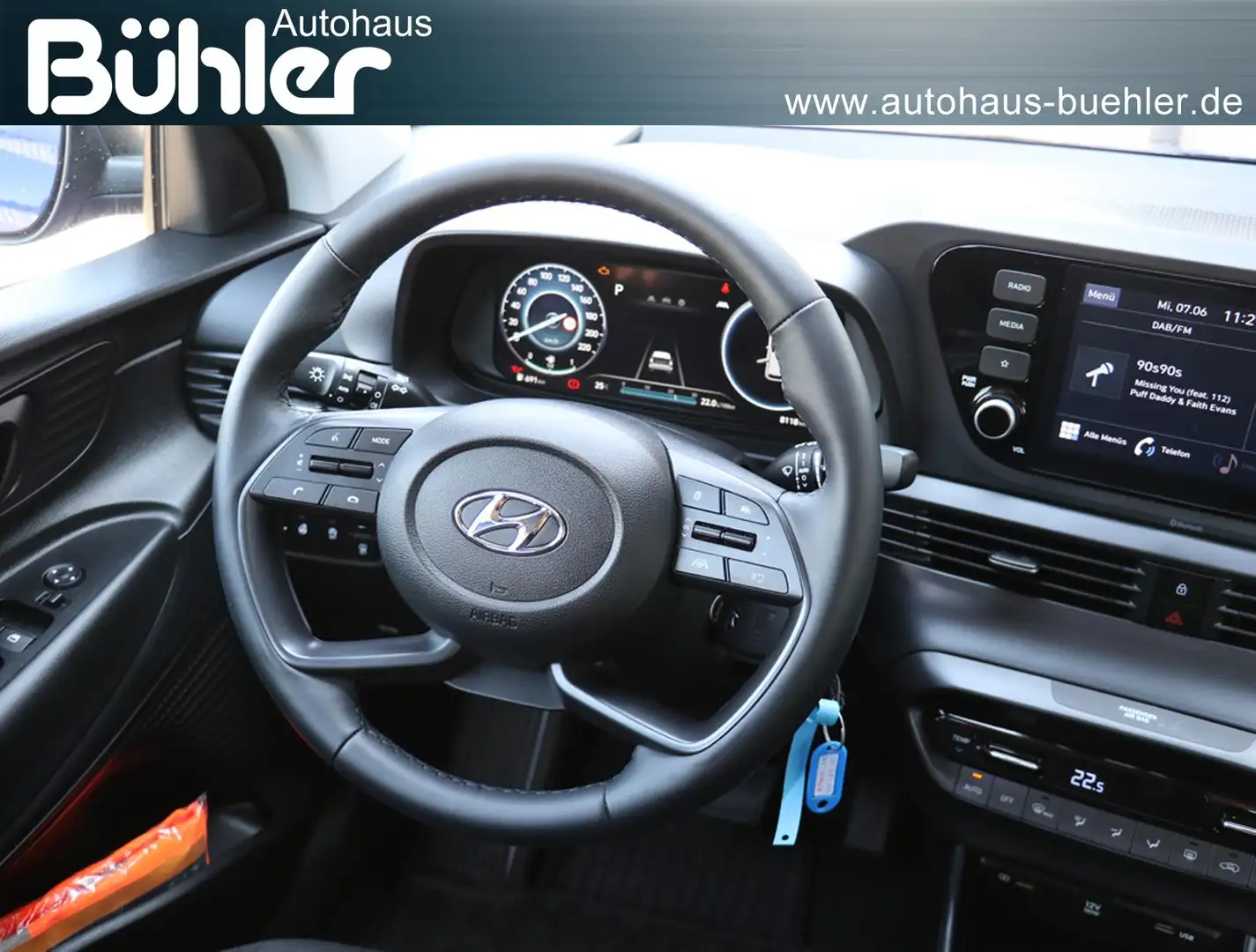 Hyundai i20 Trend 1.0 T-GDI Apple Carplay, Klimaaut., Sitzh... Grün - 2