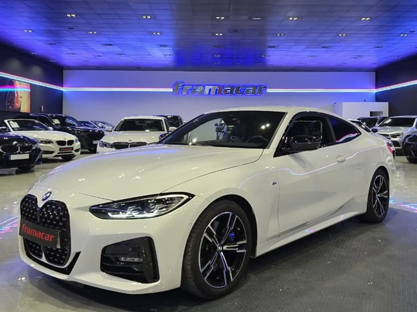 BMW 420 420dA Coupé Bianco - 1