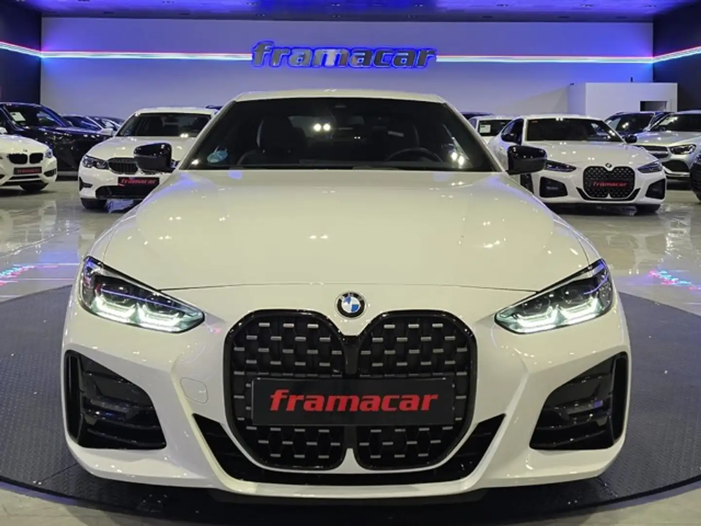 BMW 420 420dA Coupé Bianco - 2