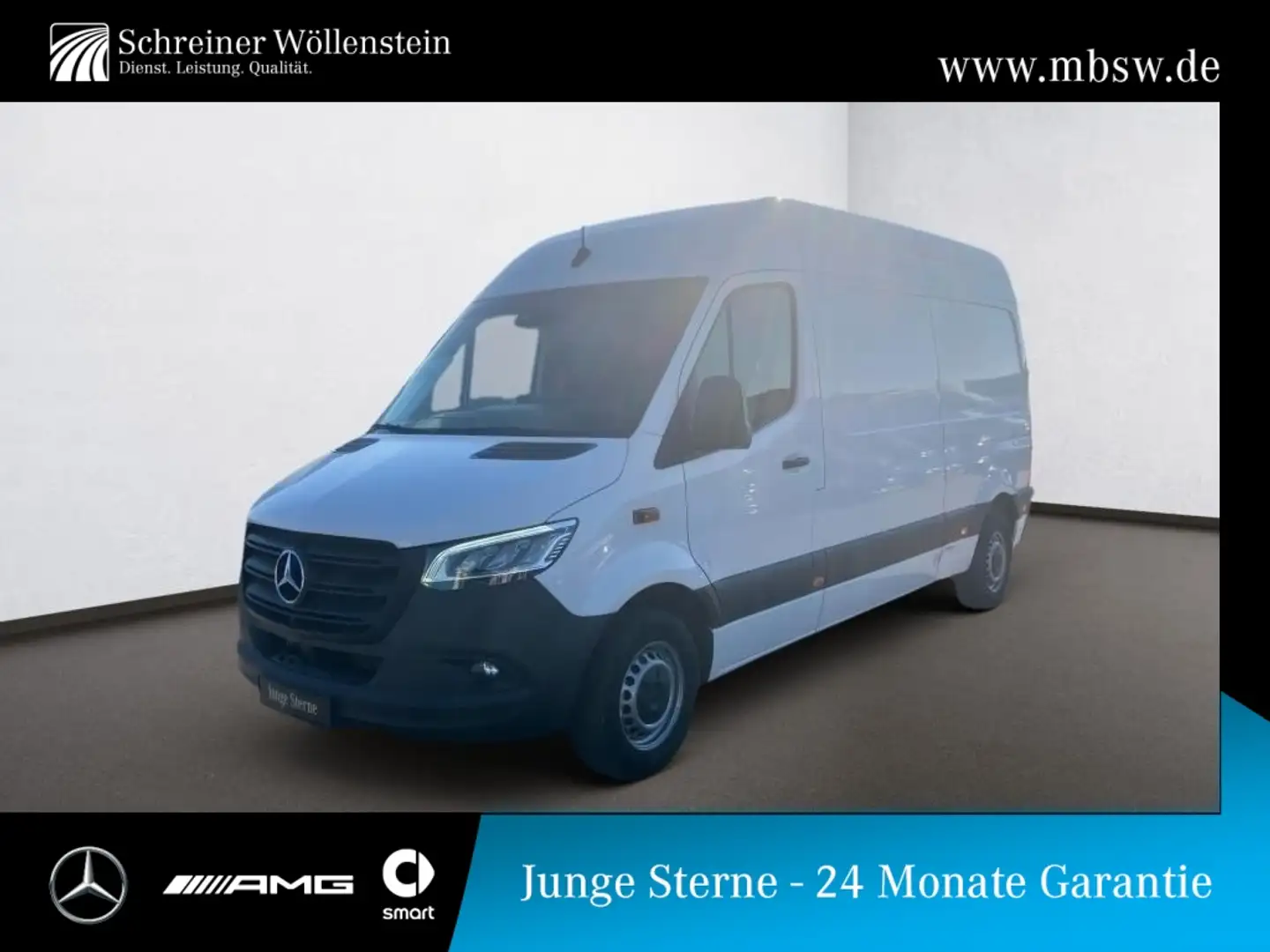 Mercedes-Benz Sprinter 315 KA L2H2 Automatik Distr*LED*Navi* Weiß - 1