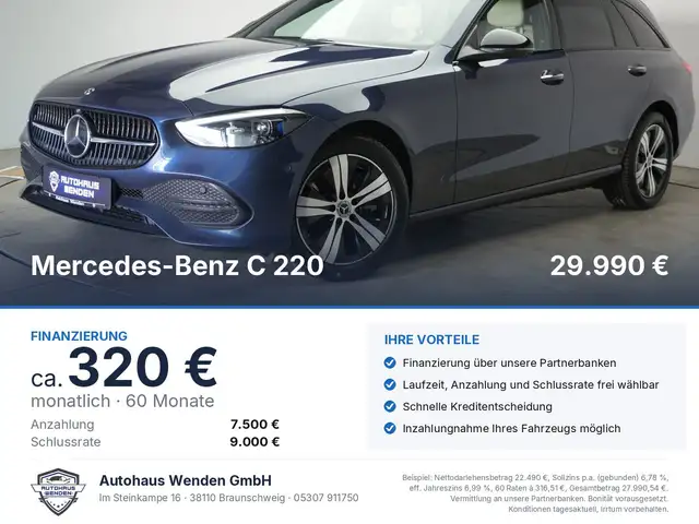 Mercedes-Benz C 220 d 4Matic T Avantgarde Leder/Distronic/HUD/