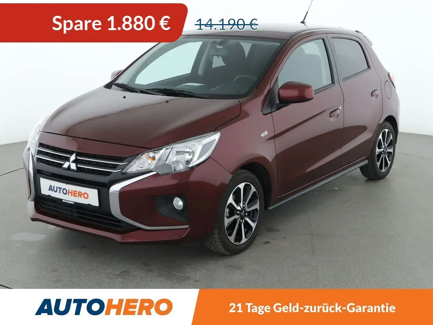Mitsubishi Space Star 1.2 Top*TEMPO*CAM*SHZ*KLIMA*WENIG-KM* Rot - 1