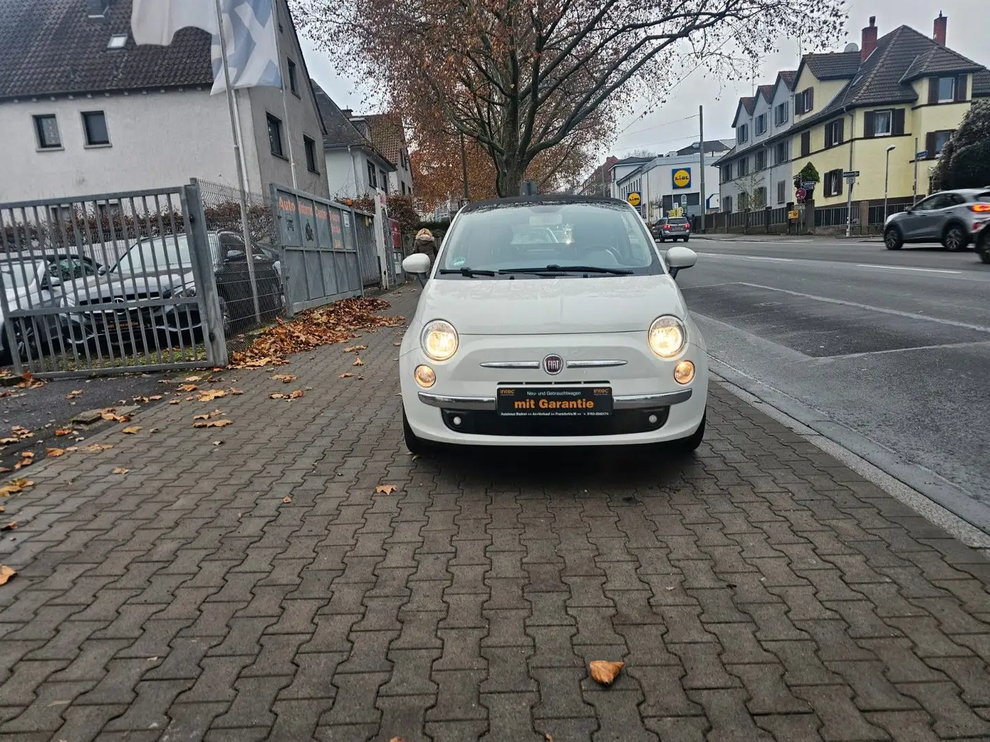 Fiat 500 Klima,Teileder,Servo,Navi,PDC,Alufelg Weiß - 2
