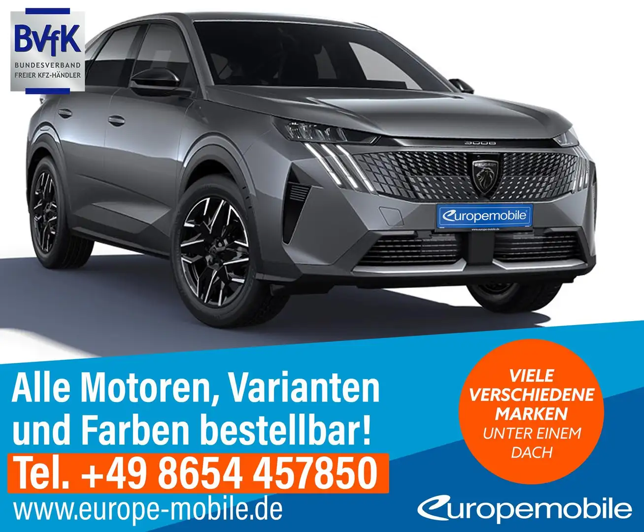 Peugeot 3008 2025 ALLURE 5 Jahre Garantie Elektromotor 210 7... - 1