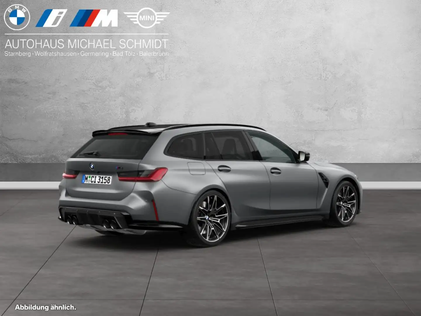 BMW M3 Competition Touring mit M M Drivers P. DAB Grau - 2