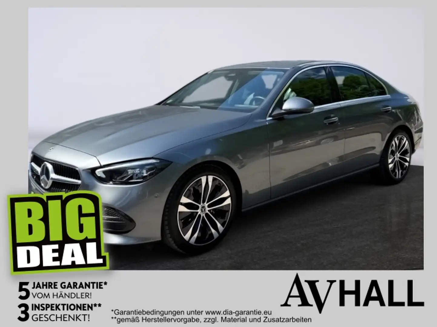 Mercedes-Benz C 200 Avantgarde Line *LED*AMB*NAVI*SHZ*MWST Grau - 1
