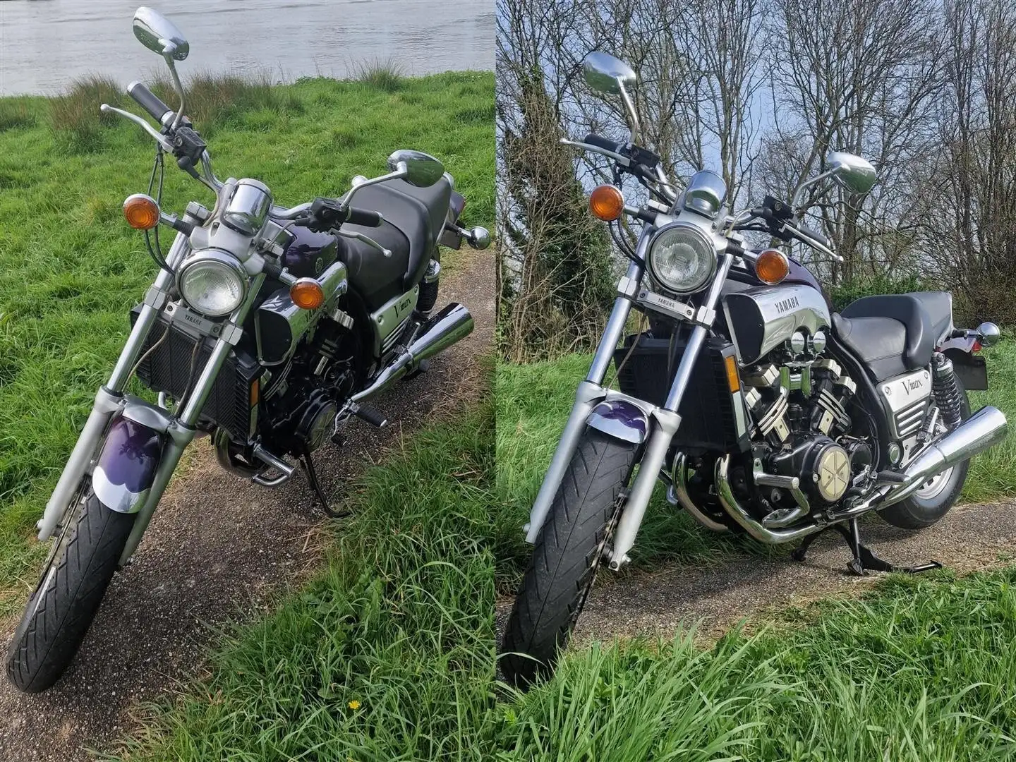 Yamaha Vmax 1200 cc in nette staat Fioletowy - 2