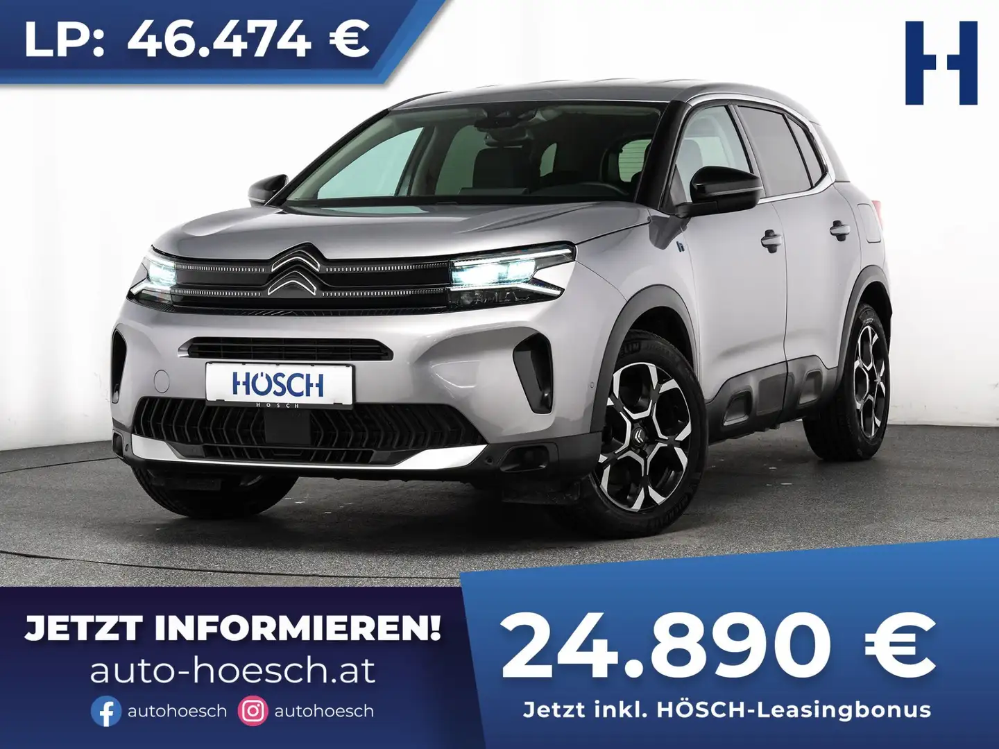 Citroen C5 Aircross Plug-In Hybrid 225 Plus MEGAPREIS -46% Grau - 1