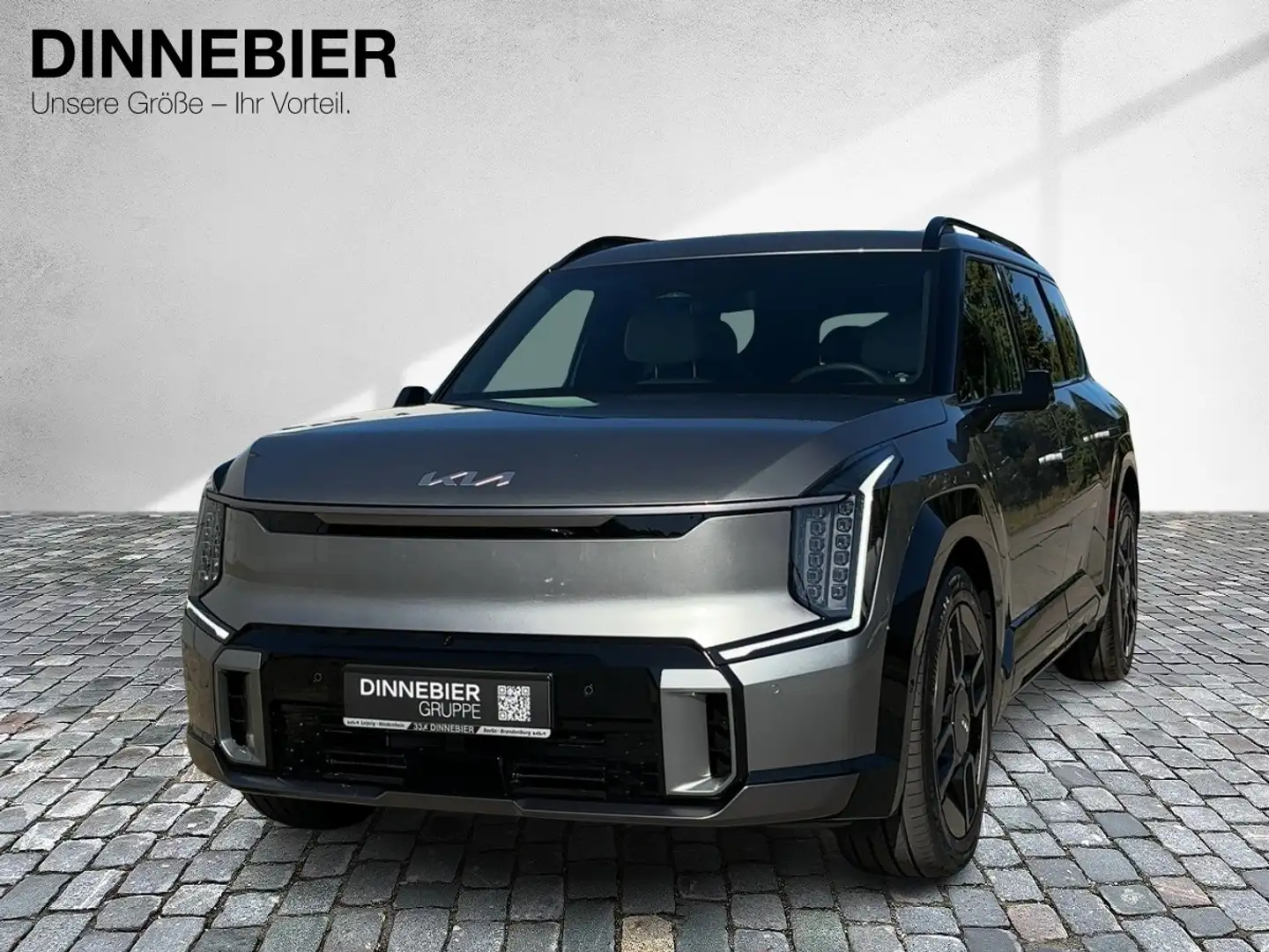 Kia EV9 GT-Line AWD+Glasdach+360°Kamera+LED+Navi Gris - 2