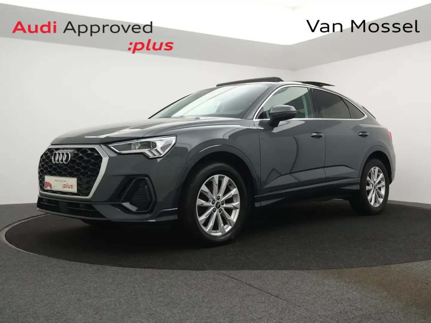 Audi Q3 Sportback Audi Q3 Sportback Business Edition 35TFSI 150PK *AUTOMAAT*PANO DAK*LEDER*NAVI*ZETELVERWARMING*CRUISE*PDC*... Grau - 1