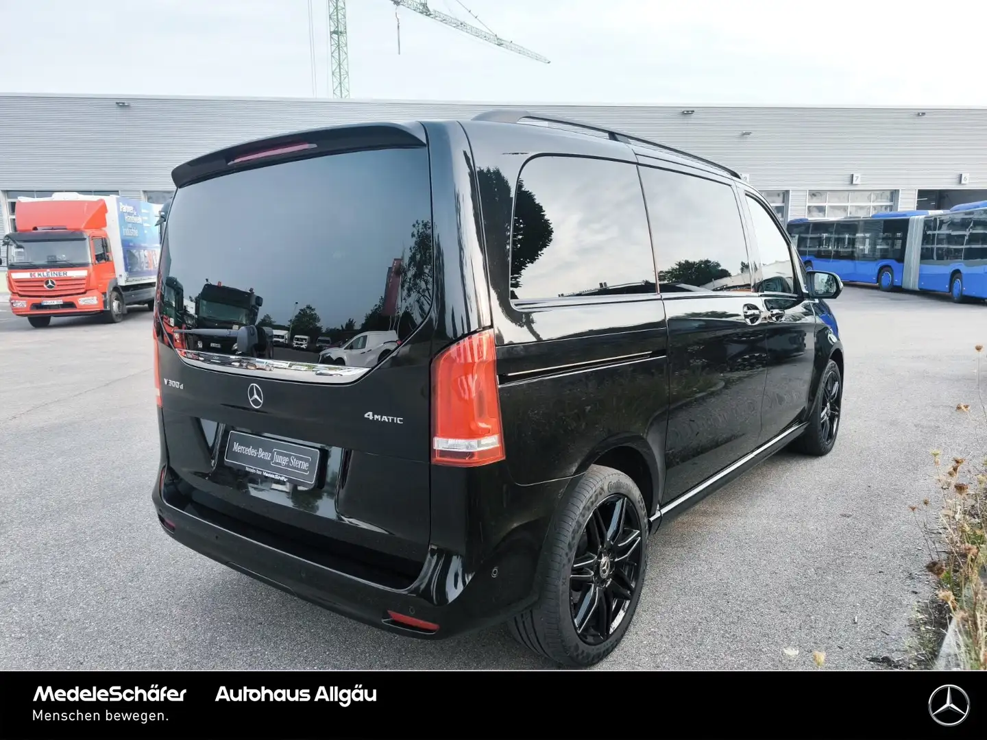 Mercedes-Benz V 300 V 300 d 4MATIC AVANTGARDE Kompakt AMG SITZKLIMA 4m Schwarz - 2
