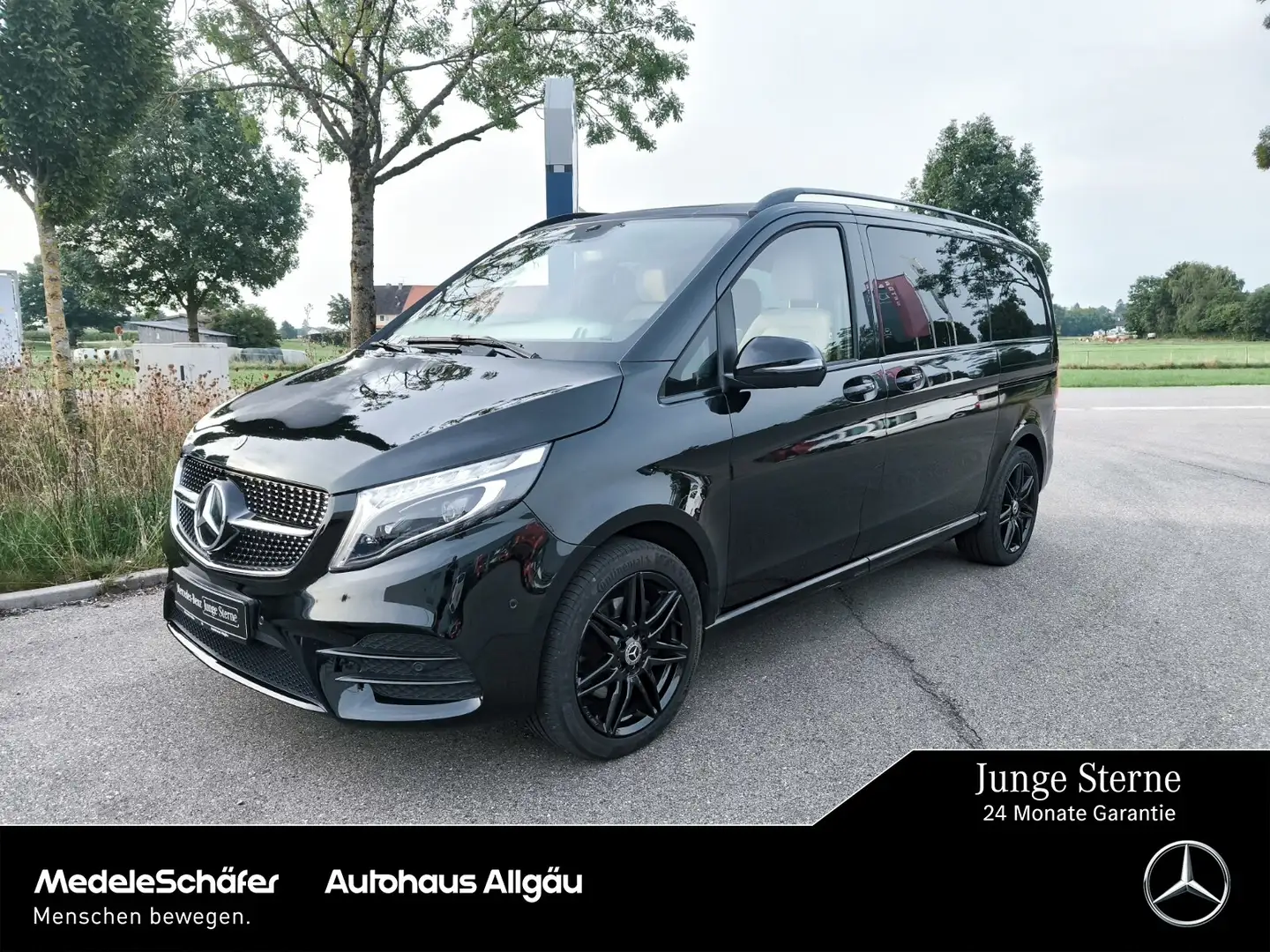 Mercedes-Benz V 300 V 300 d 4MATIC AVANTGARDE Kompakt AMG SITZKLIMA 4m Schwarz - 1