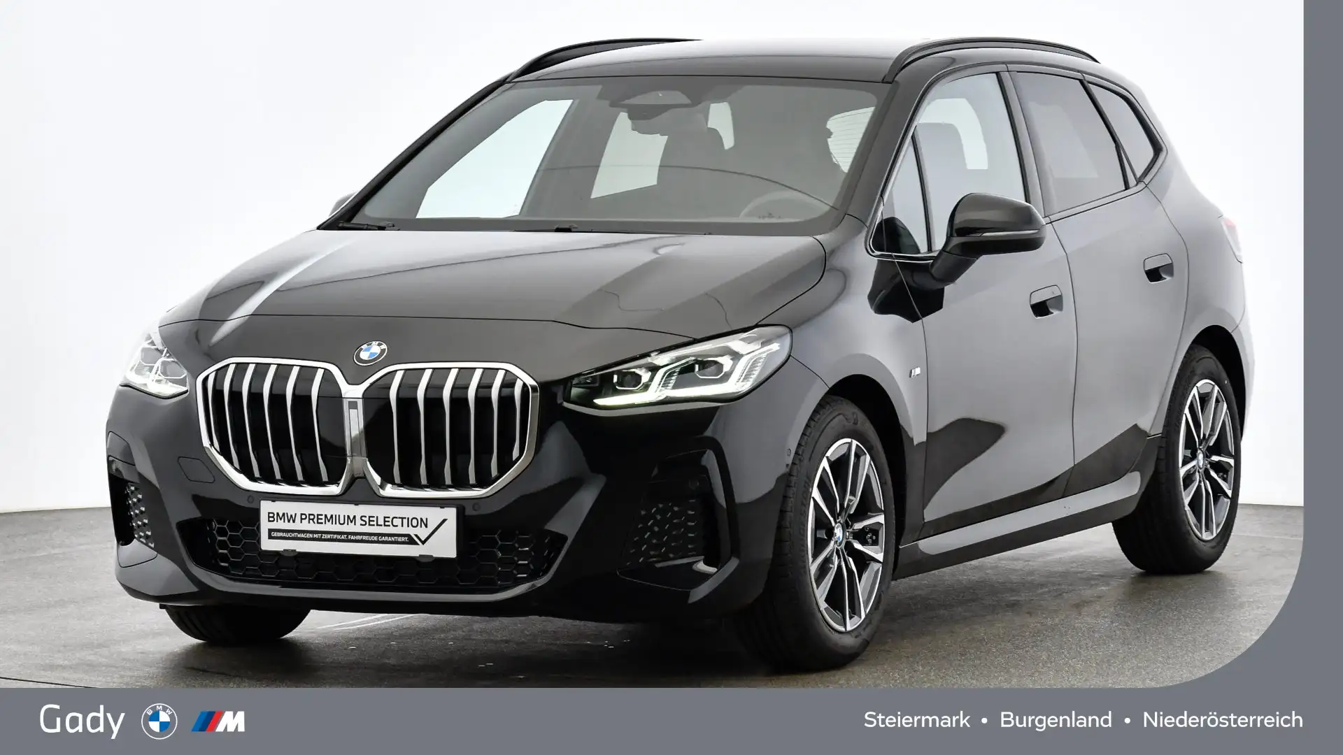 BMW 220 d Active Tourer M-Sportpaket Schwarz - 1