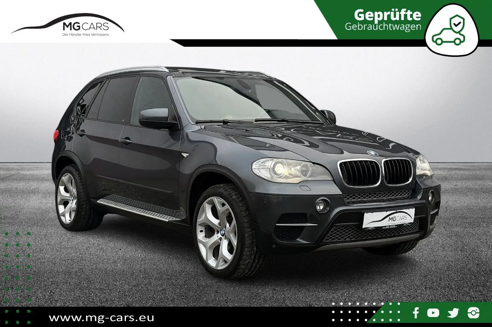 BMW X5 xDrive30d~M-Sport~Pano~2.Hand~Leder~Xenon~Top Grau - 1