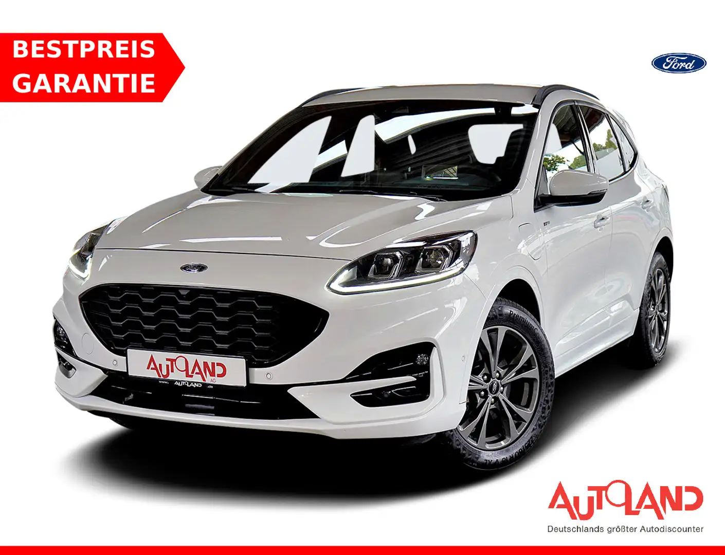 Ford Kuga Plug-In Hybrid ST-Line LED Navi B&O AHK ACC Weiß - 1