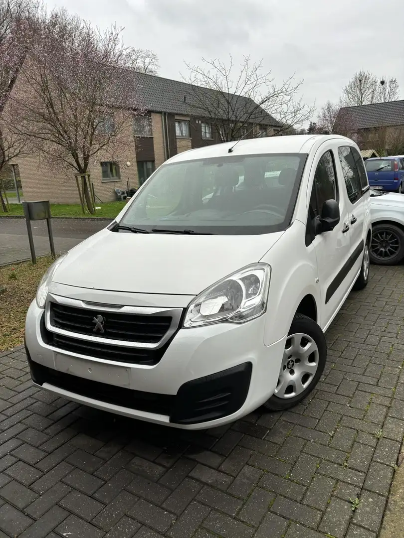 Peugeot Partner Tepee 1.6 BlueHDi 100ch S&S BVM5 Outdoor Wit - 1