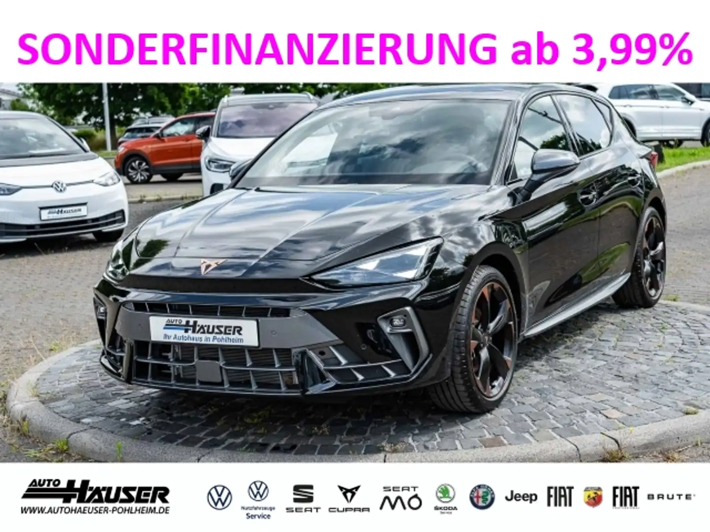 CUPRA Leon 1.5 eTSI DSG NAVI KAMERA MATRIX-LED ACC PDC Schwarz - 1