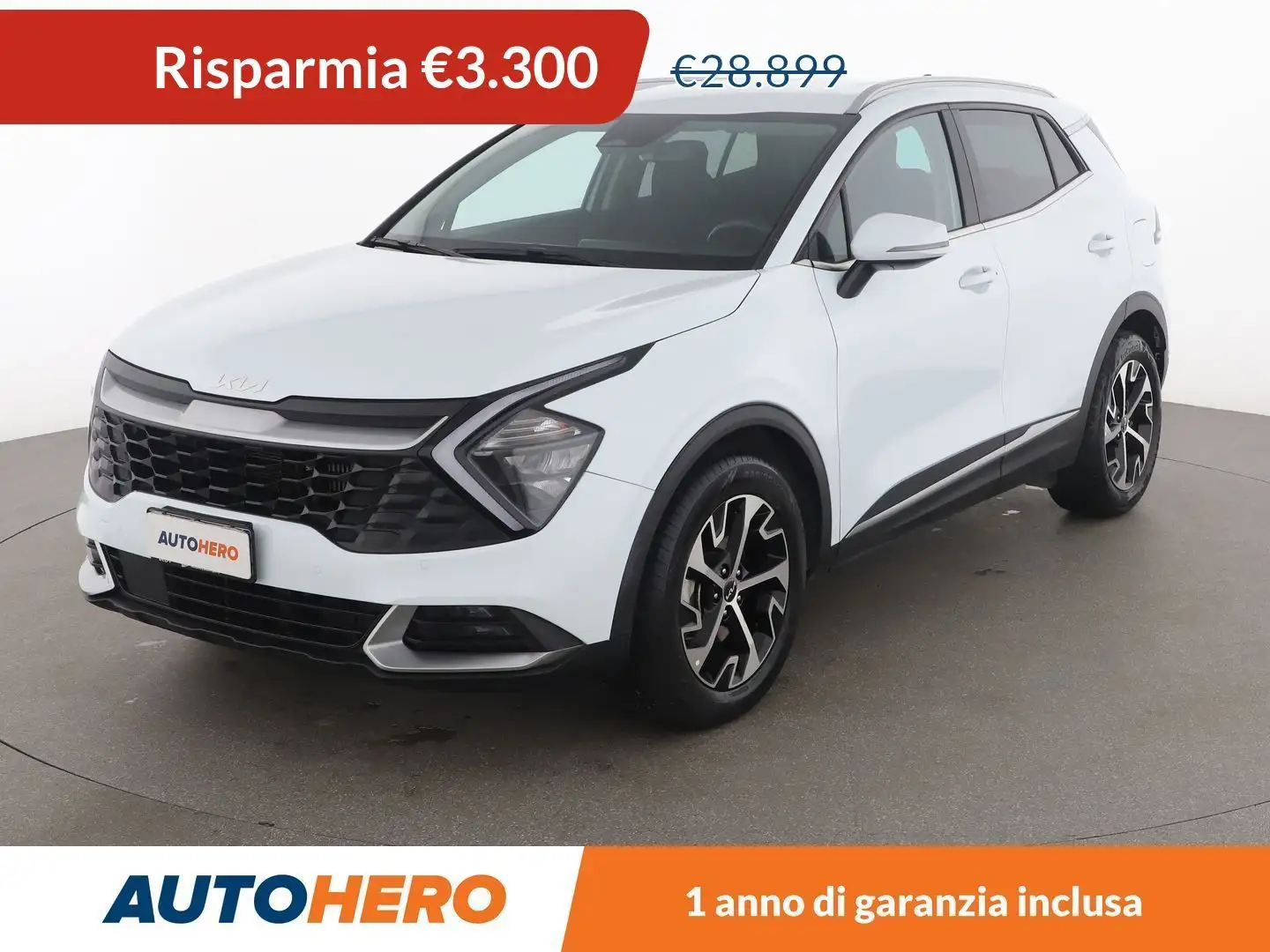 Kia Sportage 1.6 Hybrid Style FHEV Bianco - 1