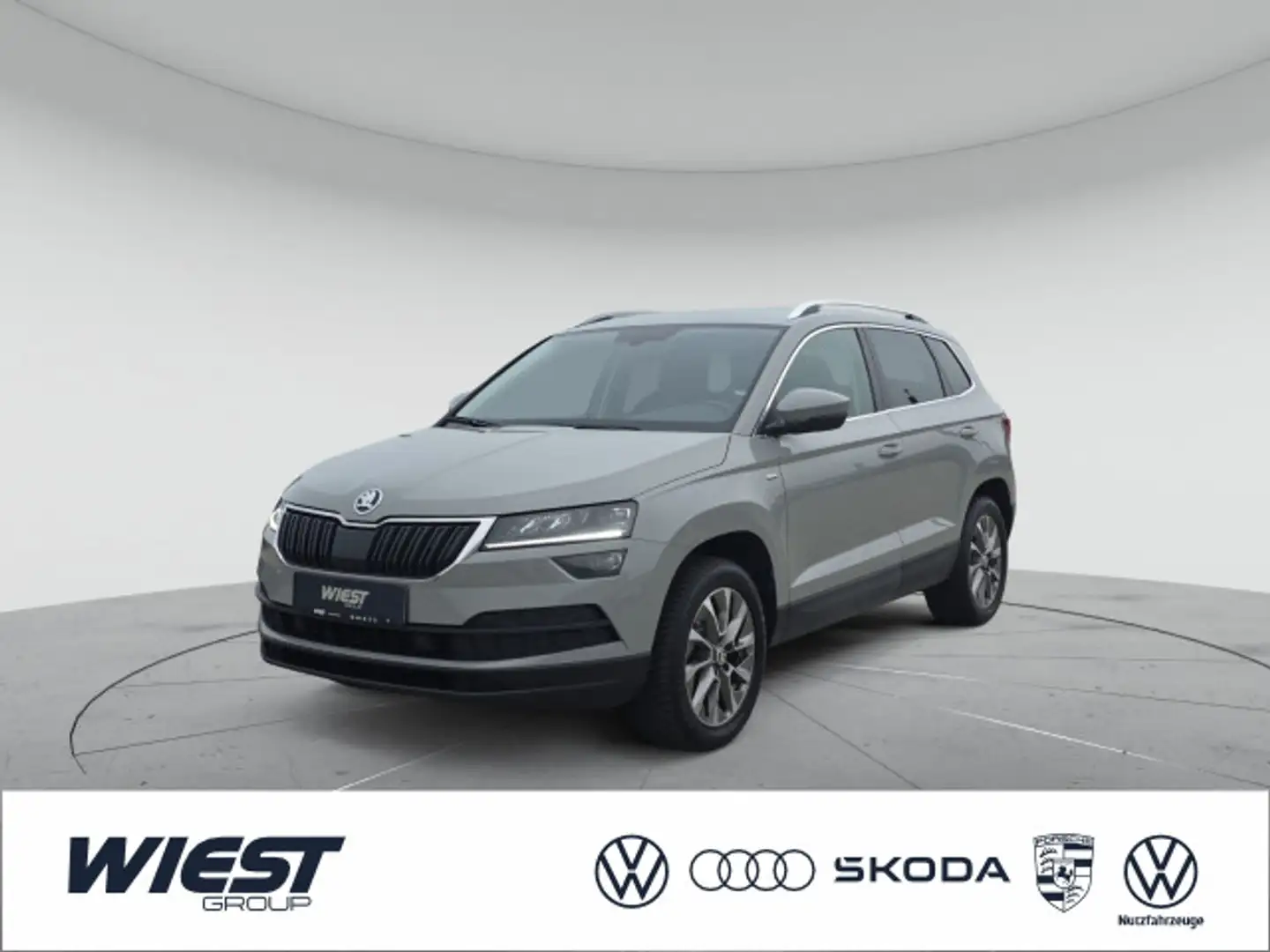 Skoda Karoq Clever 2.0 TDI DSG, LED/AHK/2xPDC/SHZ/KLIM Grau - 1