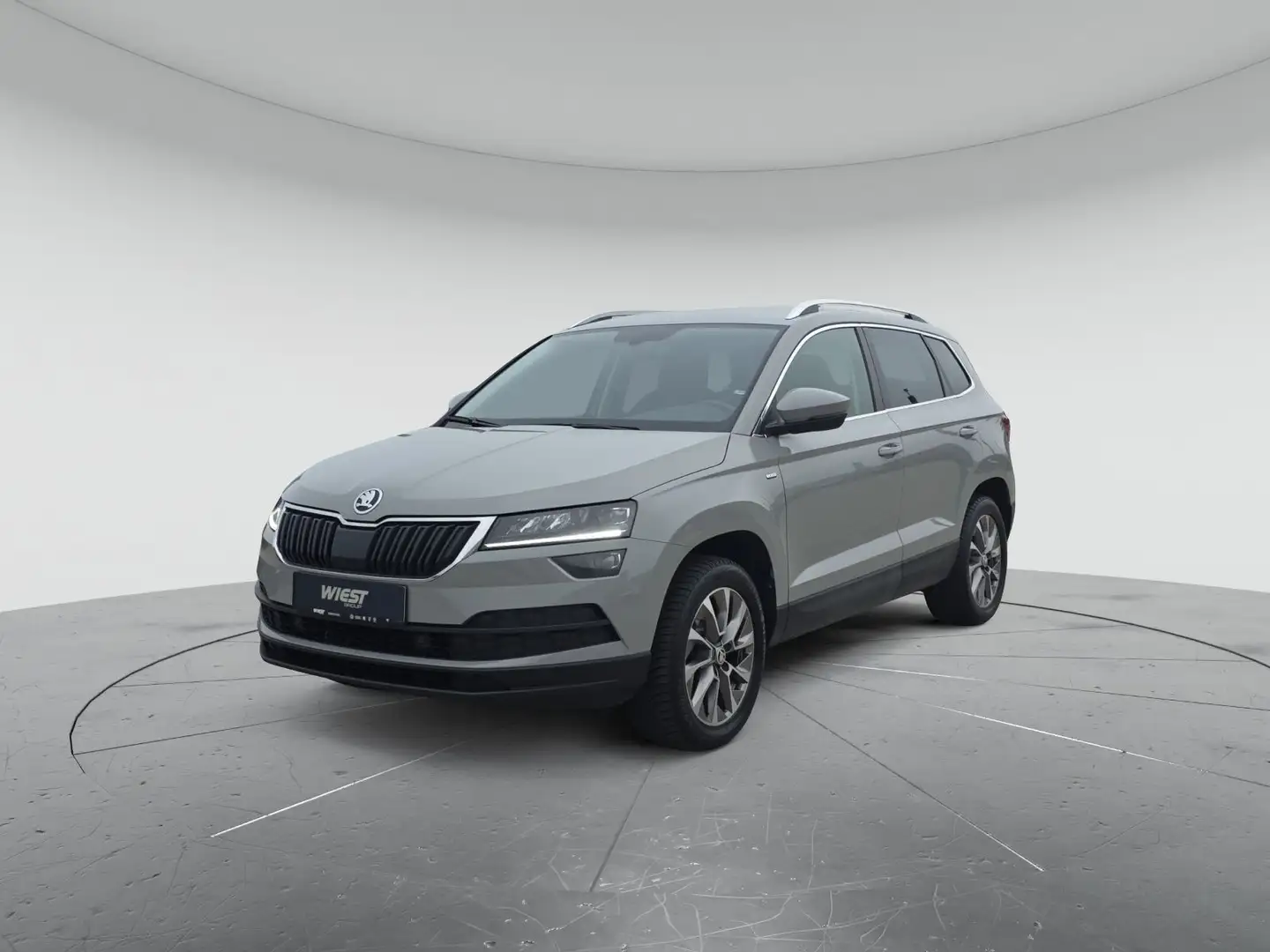 Skoda Karoq Clever 2.0 TDI DSG, LED/AHK/2xPDC/SHZ/KLIM Grau - 2