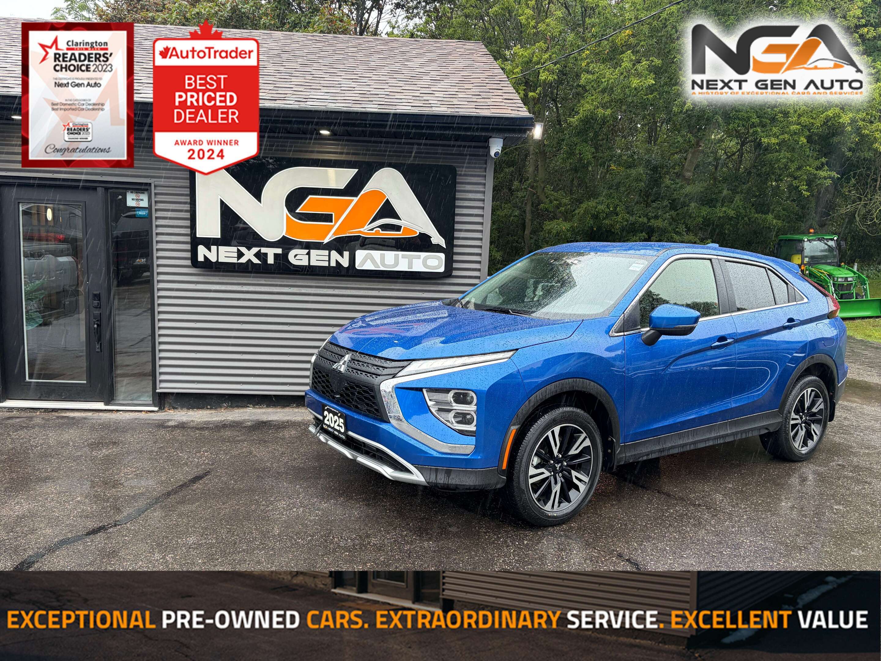 Blue 2025 Mitsubishi Eclipse Cross SUV / Crossover All-Wheel Drive Automatic