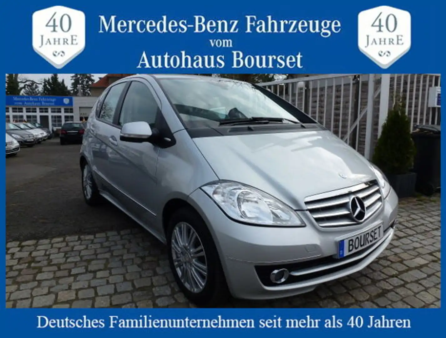 Mercedes-Benz A 160 AVANTGARDE Autom-Klima-69 TKM-Sitzheizung abnehmba Silber - 1