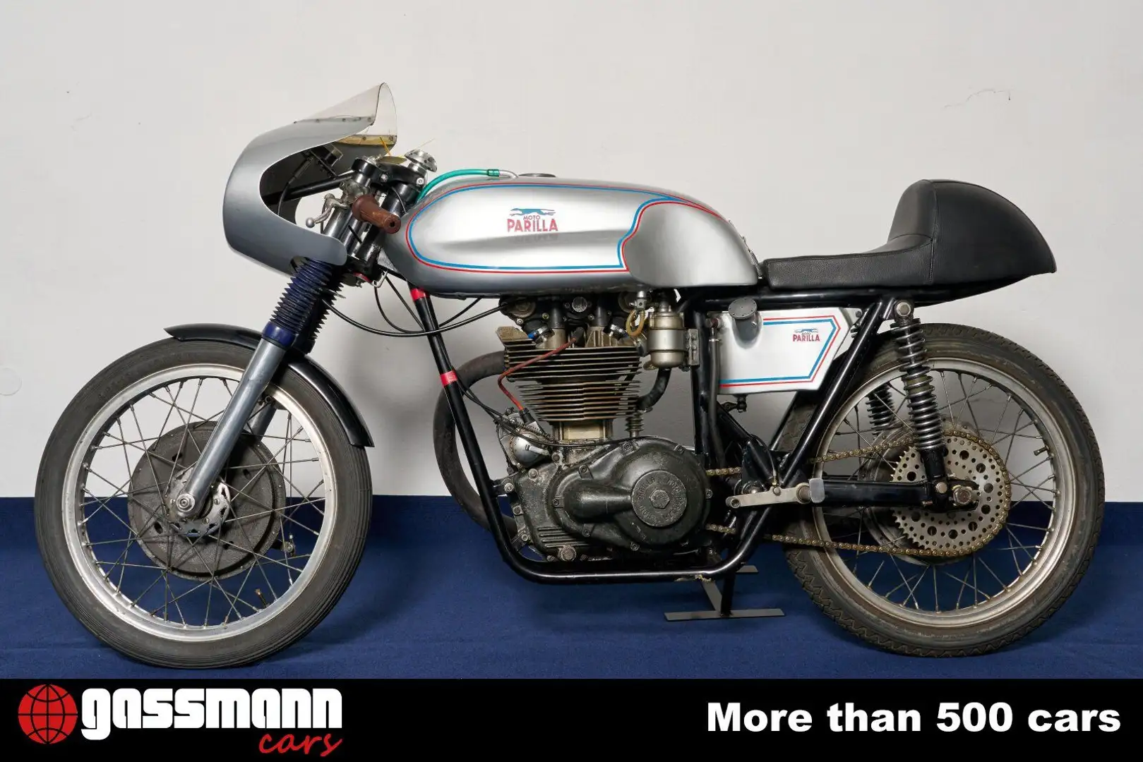 Sonstige Marken Parilla 350cc Bialbero Racing Motorcycle Silber - 2