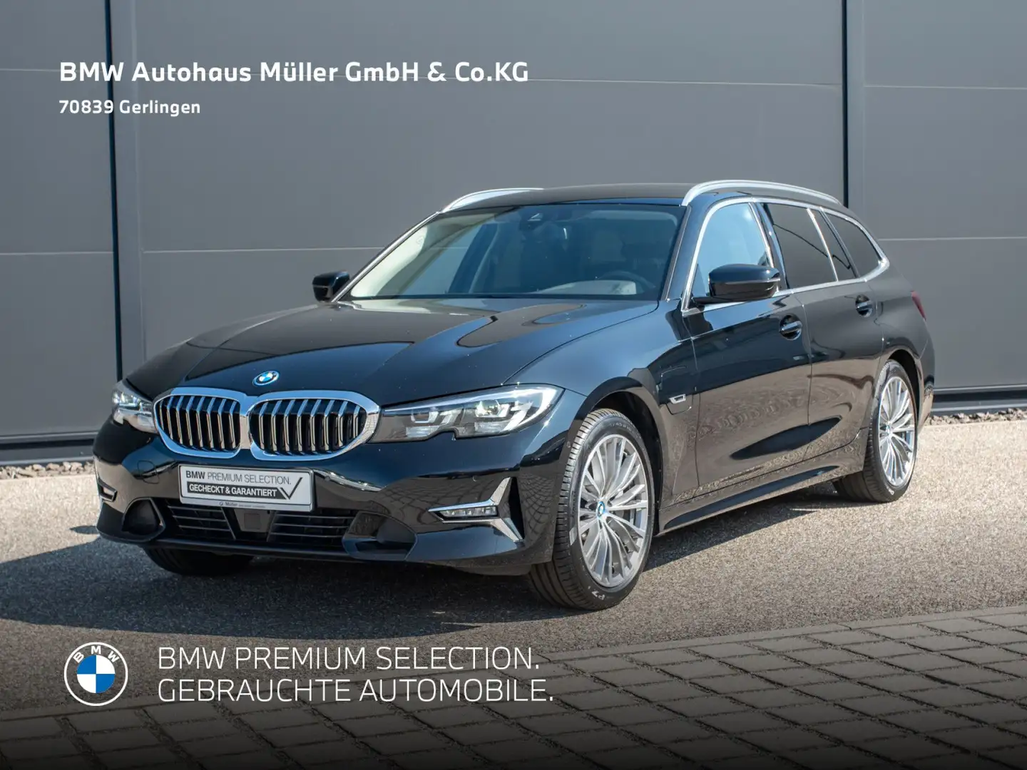 BMW 330 eA Touring LED Navi Kamera ACC HiFi 1VB Klima Noir - 1