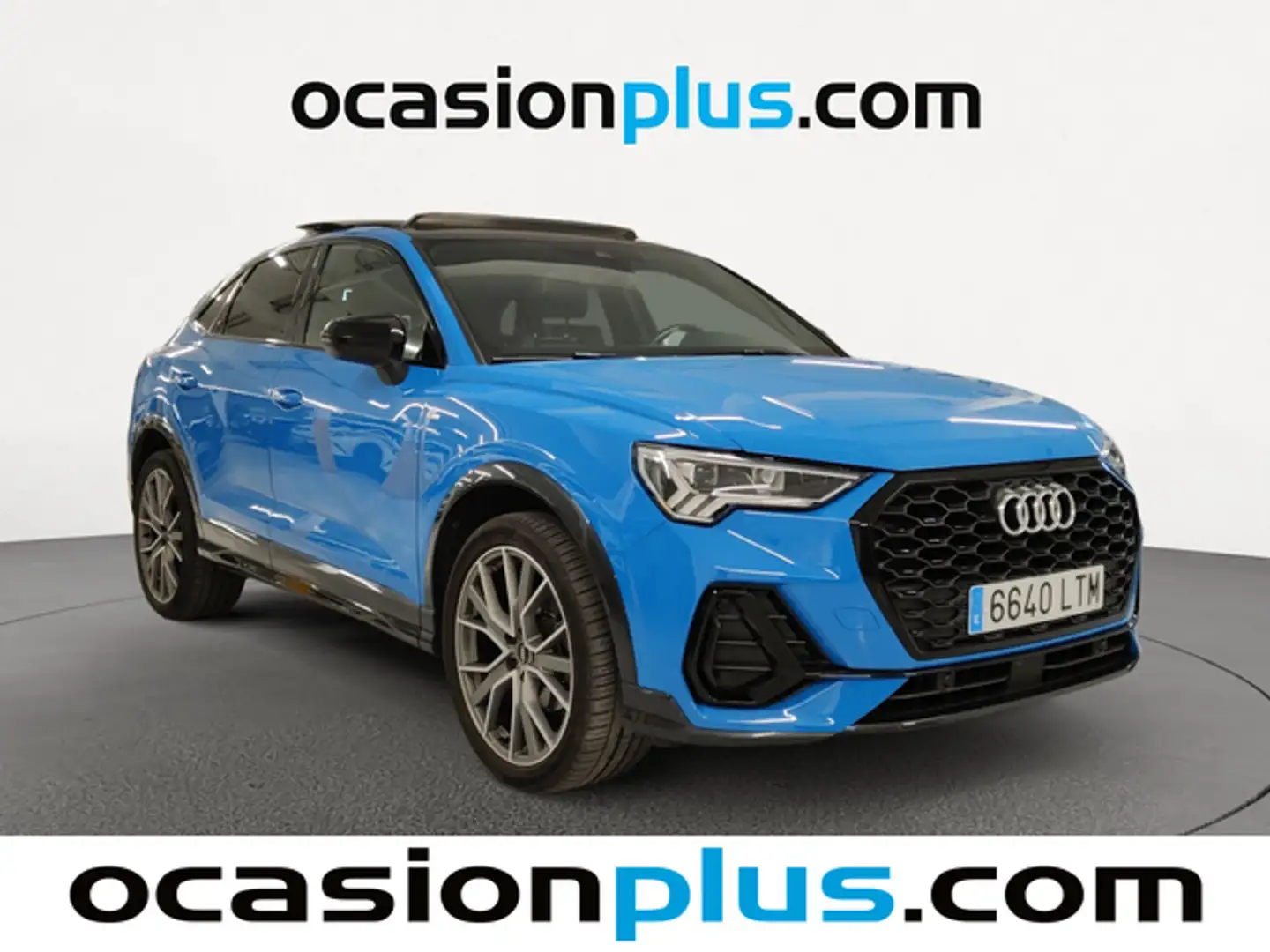 Audi Q3 Sportback 35 TDI Black line Bleu - 2