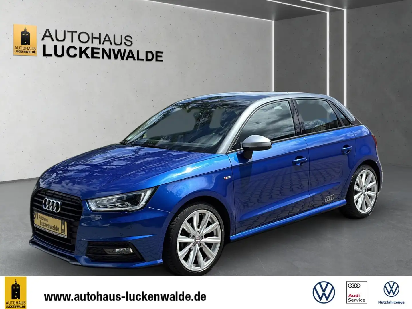 Audi A1 1.0 TFSI S line S tronic *GRA*SHZ* Blau - 2