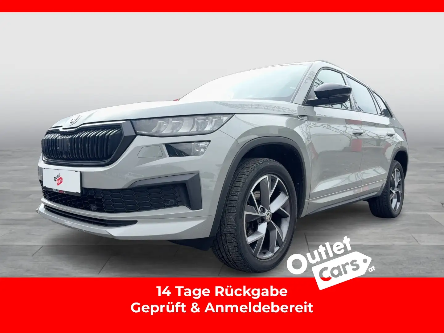 Skoda Kodiaq 1.5 TSI ACT Sportline LED+LEDER+NAVI+RFK Grau - 1