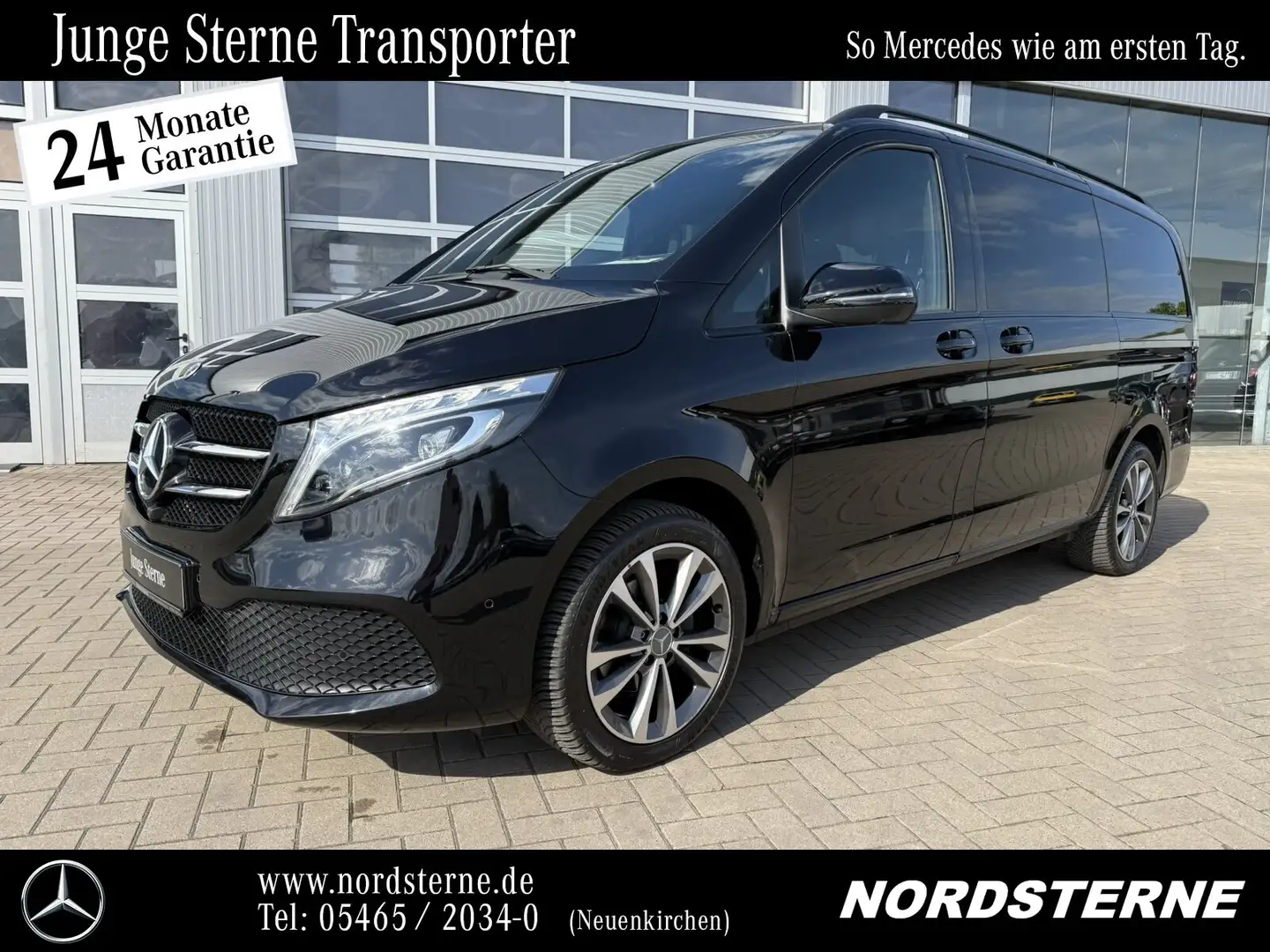 Mercedes-Benz V 220 V 220 d AVANTGARDE EDITION Lang+360°+Night+LED Schwarz - 1